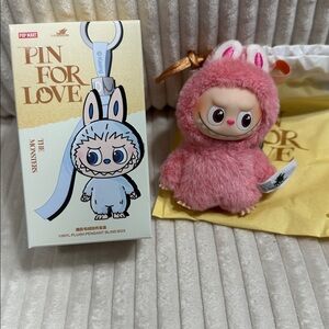 “🩷” SECRET Pin For Love Series (A-M) pink Labubu.New.Box opened to verify.